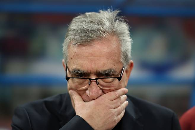 브란코 이반코비치 중국 축구대표팀 감독.  신화연합뉴스