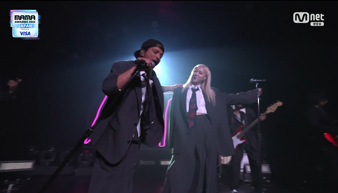 ▲ 브루노 마스, 로제. 출처| \'2024 MAMA 어워즈\'