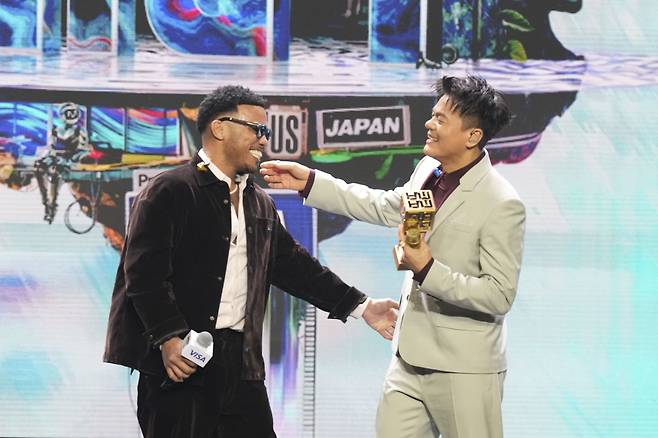 왼쪽부터 앤더슨 팩·박진영 [CJ ENM 제공. 재판매 및 DB 금지]