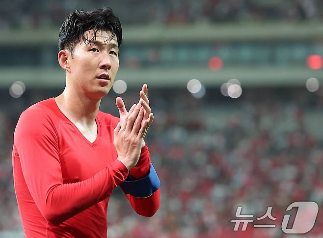 축구대표팀의 손흥민. 2024.9.5/뉴스1 ⓒ News1 김진환 기자