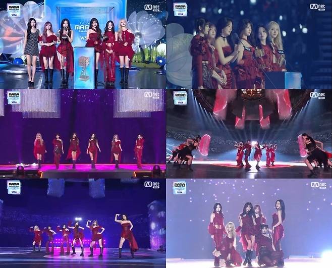 아이브(IVE) ‘2024 마마 어워즈’모습. 사진ㅣMnet ‘2024 MAMA AWARDS’.스타쉽엔터테인먼트