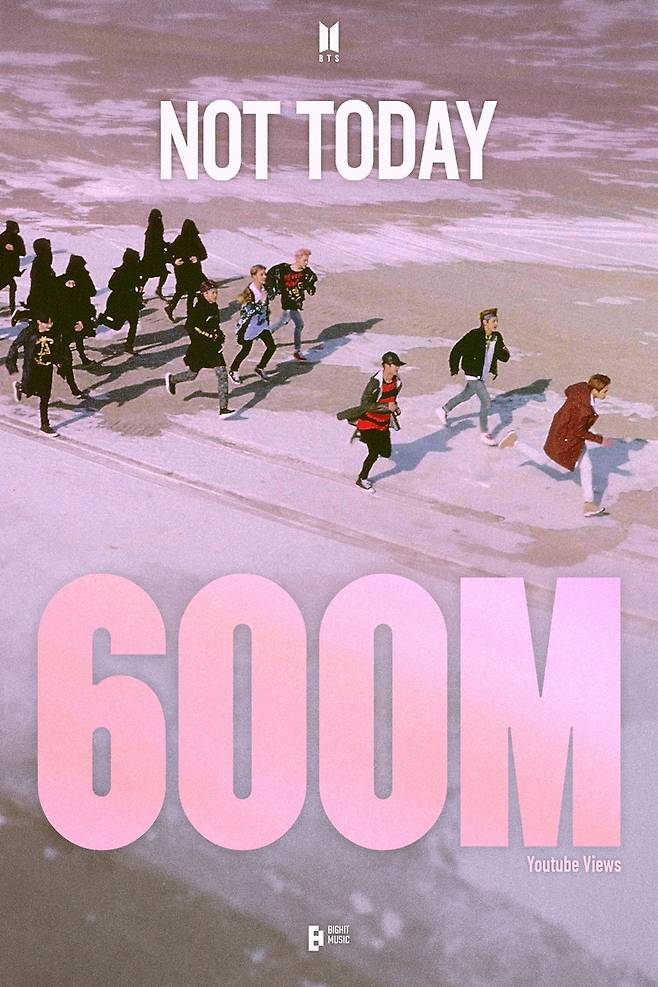 BTS '낫 투데이' 뮤직비디오 16억뷰 [빅히트 뮤직 제공. 재판매 및 DB 금지]