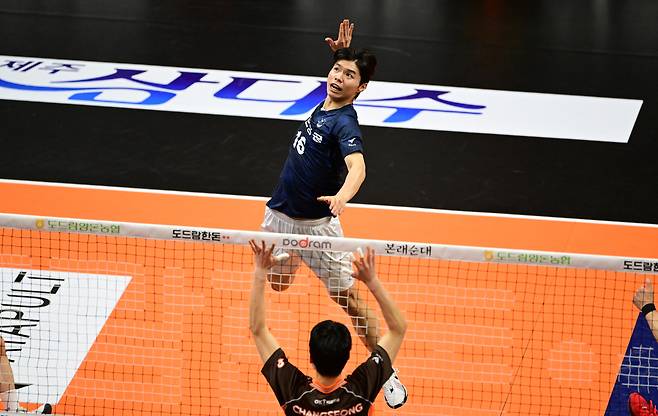 대한항공 아웃사이드 히터 정한용 (한국배구연맹 제공)
