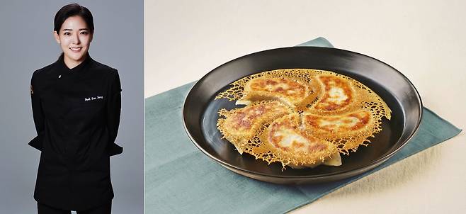 '중식여신' 박은영 셰프와 동파육 만두./갤러리아백화점 제공