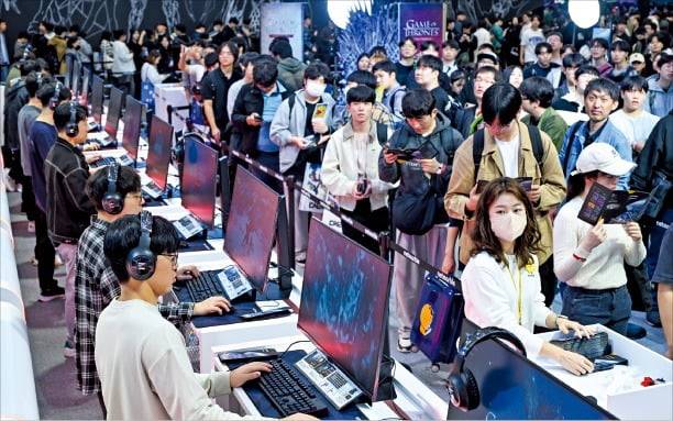 ‘지스타 2024’ 넷마블 부스. /넷마블 제공