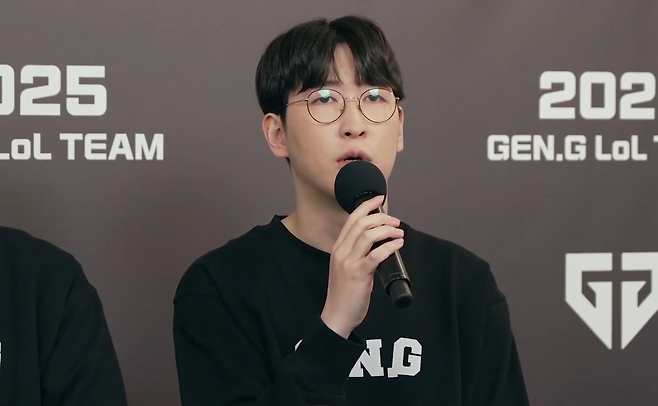 '듀로' 주민규(이미지='2025 Gen.G LoL Team: Exclusive Showcase')