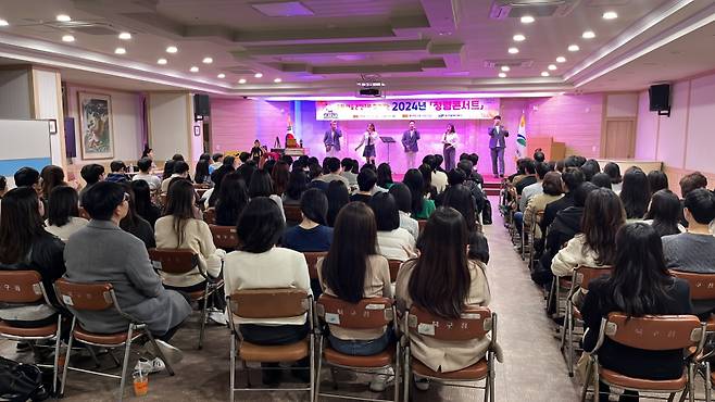 북구청이 직원들을 대상으로 개최한 2024년 청렴콘서트 모습. 북구청 제공