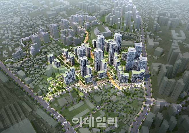 용산구 서계동 33번지 일대 주택정비형 재개발사업 조감도. (사진=서울시)