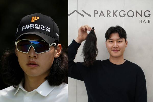 한국프로골프(KPGA) 투어 이유석 프로가 소아암 환우를 위한 모발 기부에 참여했다. 사진제공=KPGA