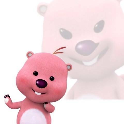 Fan-made meme of "Loopy," a lovable character from popular children's TV series "Pororo the Little Penguin" (Pinterest)