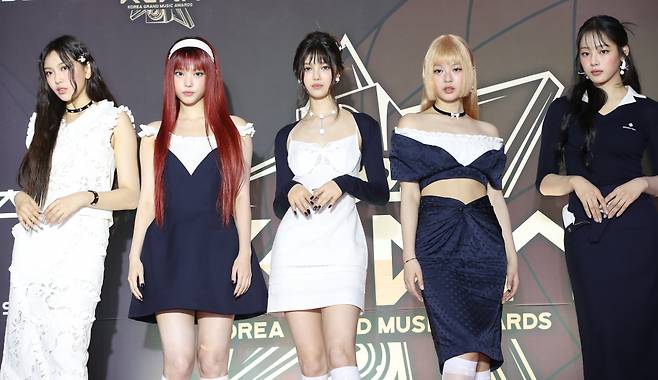 그룹 뉴진스 혜인(왼쪽부터)과 해린, 다니엘, 하니, 민지 /사진=뉴스1