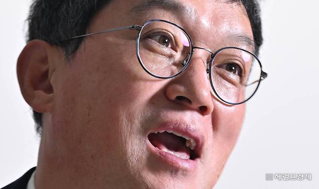 개그맨 겸 작가 고명환이 지난 10월 29일 오전 서울 용산구 헤럴드스퀘어 스튜디오에서 헤럴드경제와 인터뷰를 하고 있다. 임세준 기자
