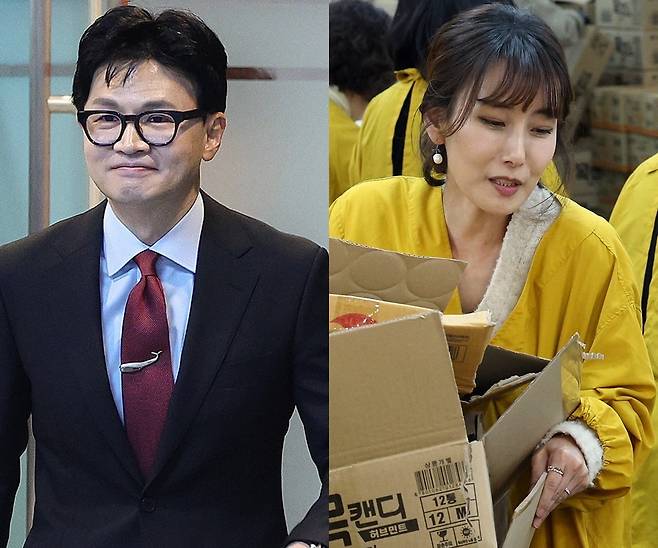 한동훈 국민의힘 대표와 한 대표의 부인 진은정 변호사. 사진=뉴스1
