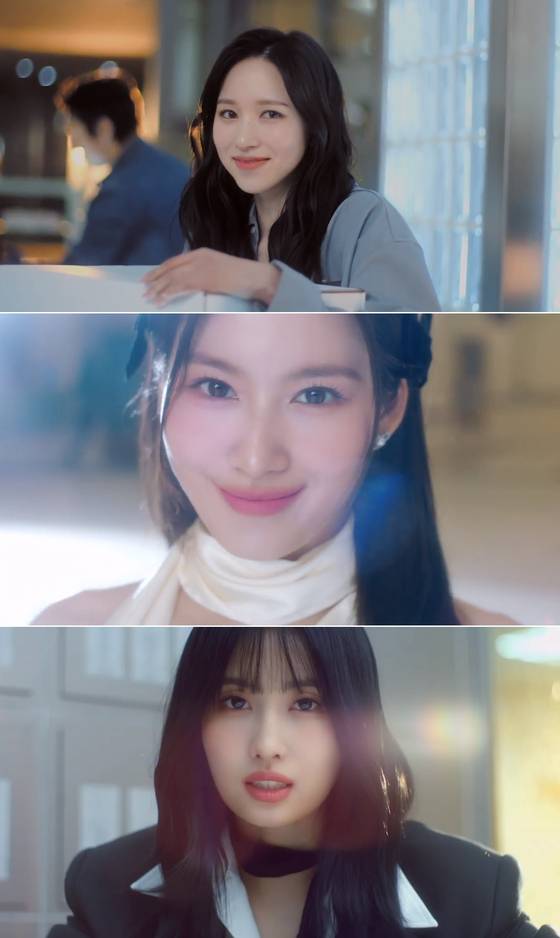 MiSaMo, girl group Twice's first sub-unit consisting of the three Japanese members, Mina, Sana and Momo [JYP ENTERTAINMENT]