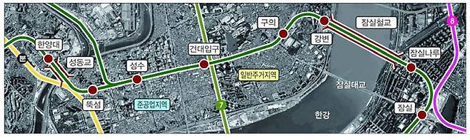 [서울=뉴시스] 2호선 한양대역~잠실역 구간. 2024.11.26. (자료=서울시 제공) *재판매 및 DB 금지