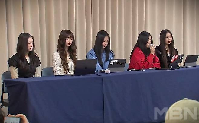 뉴진스 기자회견. / 사진 = MBN