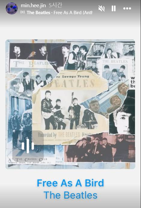 민희진이 그룹 뉴진스의 어도어와 전속계약 해지 선언을 응원했다./사진=민희진 인스타그램 갈무리