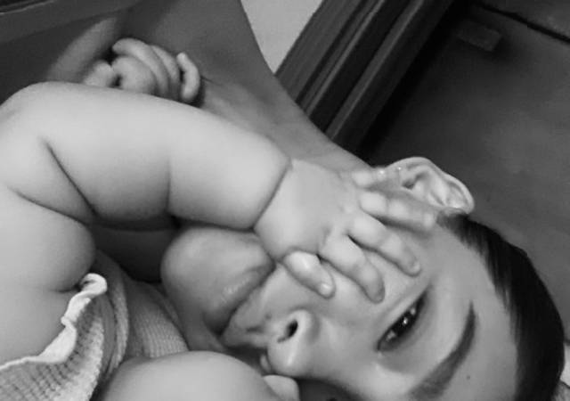 아기와 찍은 사진을 공개한 문가비. 문가비 인스타그램 캡처