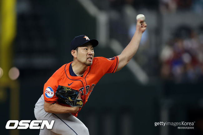 [사진] 휴스턴 시절 기쿠치 유세이. ⓒGettyimages(무단전재 및 재배포 금지)