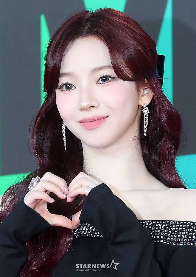 에스파 카리나가 30일 오후 인천 중구 인스파이어 아레나에서 진행된 'MMA 2024'(제16회 멜론 뮤직어워드) 레드카펫 행사에 참석해 포즈를 취하고 있다. 2024.11.30 /사진=김창현 chmt@