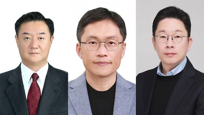 (왼쪽부터) 2025년 정기 임원인사에서 승진한 남주영 삼성SDI 부사장, 박규성 부사장, 김윤태 부사장./사진=삼성SDI 제공