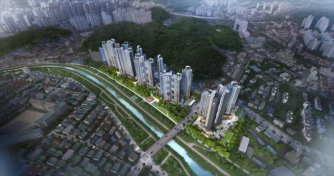 '대전 롯데캐슬 더퍼스트' 조감도. 롯데건설 제공