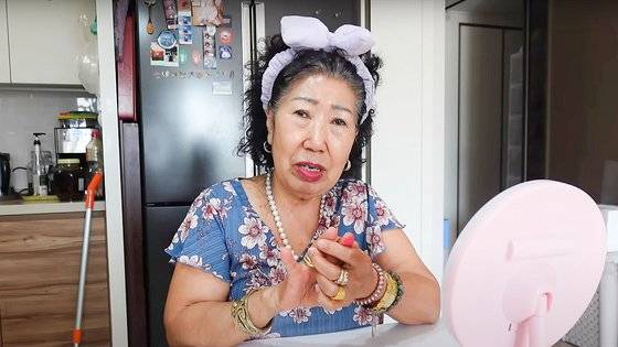 유튜버 박막례(77) 할머니. 사진 박막례 할머니 유튜브 캡처