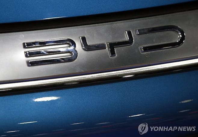 BYD 로고 [EPA=연합뉴스 자료사진]