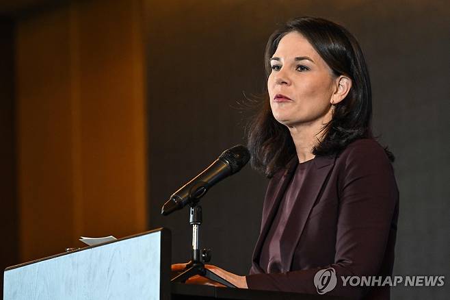 베어보크 독일 외무장관 [AFP=연합뉴스)