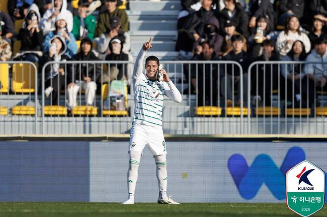티아고(전북). 사진=한국프로축구연맹