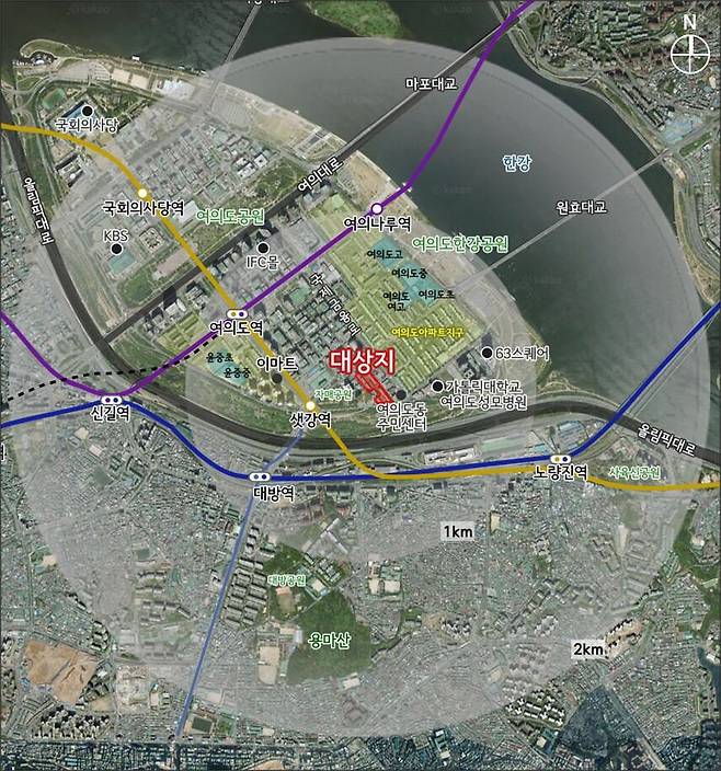 진주아파트 위치도 / 서울시