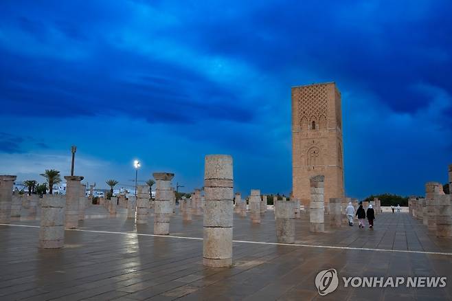모로코 라바트의 모하메드 5세 영묘[사진/성연재 기자]