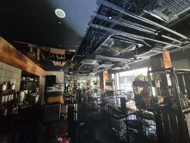 화재 현장. 경기도소방재난본부 제공