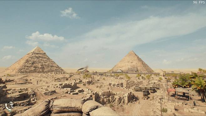 '인디아나 존스: 그레이트 서클'에 묘사된 이집트 기자의 피라미드 [게임 화면 캡처]