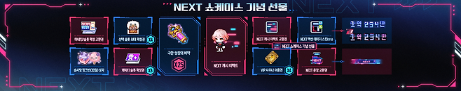 '메이플스토리' 겨울 업데이트 로드맵 및 쇼케이스 기념 선물 이미지(제공=넥슨).