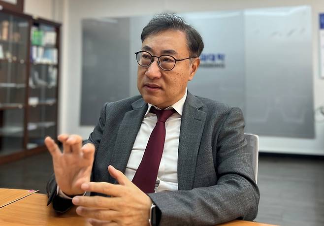 박재현 인하대 공대학장은 공학교육의 차별점으로 폭넓은 융합 교육을 강조했다. (사진=이지희 기자)