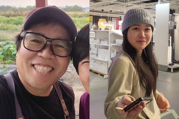 왼쪽부터 정은표, 딸 정하은/정은표 소셜미디어