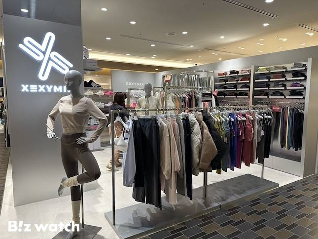 도쿄 유라쿠초 마루이 백화점의 젝시믹스 매장. / 사진=정혜인 기자 hij@