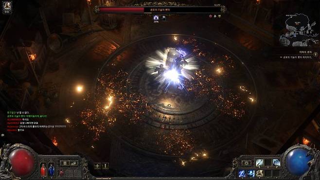 적에게 붙어서 싸우는 것은 많이 어렵다