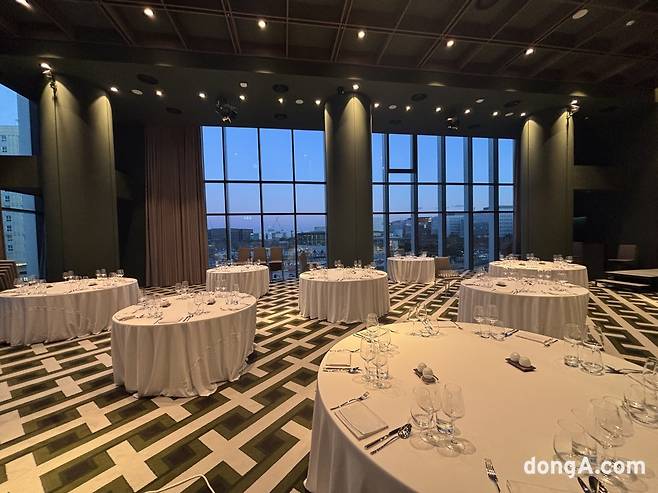 머큐어서울마곡 연회장 제네시스. 사진=황소영 기자