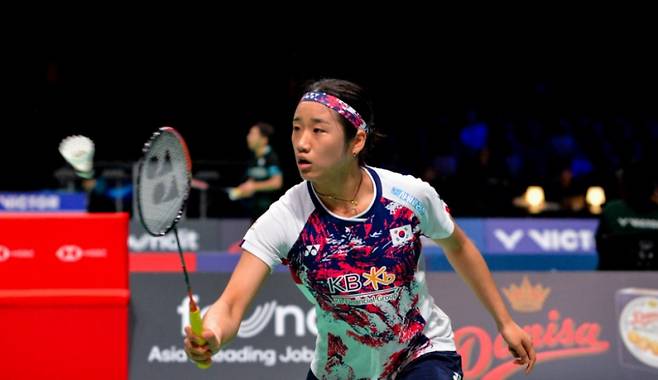 안세영이 BWF 월드 투어 파이널스 조별리그 2차전에서 석패했다. 사진=BWF 홈페이지 캡처