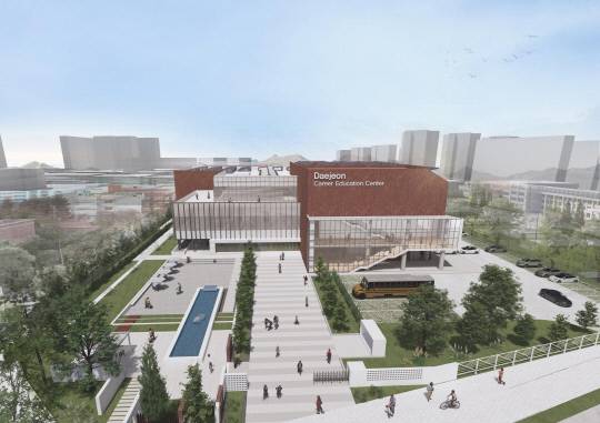 (가칭)대전진로융합교육원이 내년 10월 개원을 목표로 설립이 추진되고 있다. (가칭)대전진로융합교육원 조감도. 대전교육청 제공