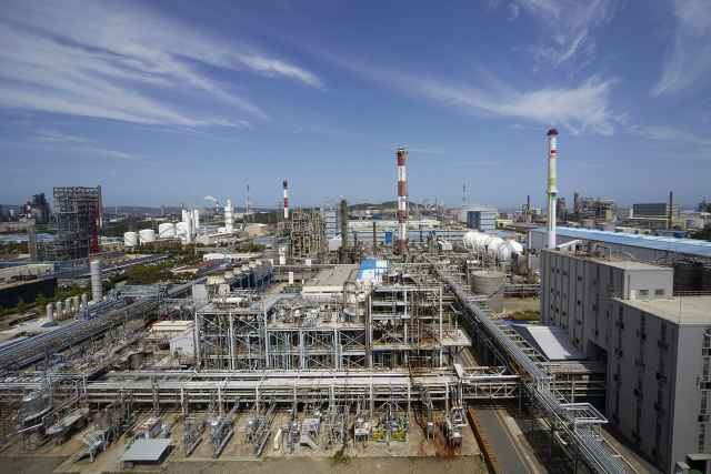 NF3 등 특수가스를 생산하는 효성화학 울산 용연공장 전경. 사진제공=효성