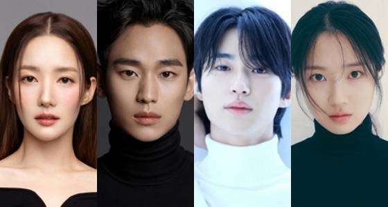 박민영, 김수현, 변우석, 김혜윤(왼쪽부터)