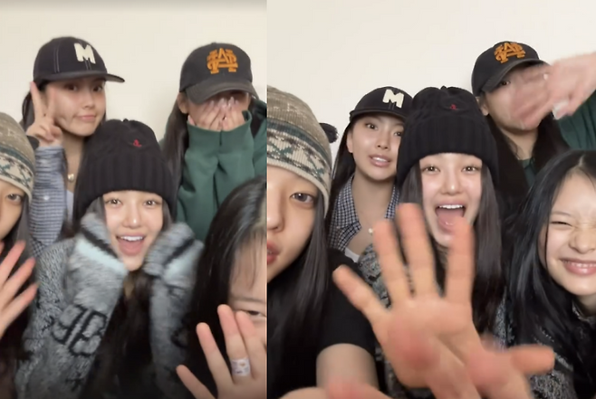 그룹 뉴진스 (사진=jeanzforfree 계정 캡처)