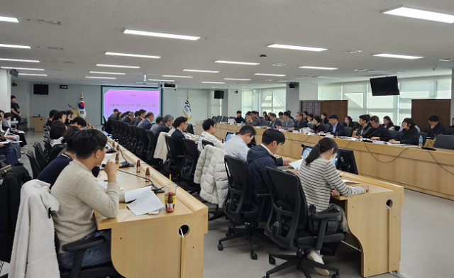 ▲생활숙박시설 지원센터 관련 시군 간담회 현장 ⓒ경기도