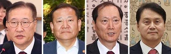 박성재, 이상민, 이완규, 김주현(왼쪽부터 순서대로).