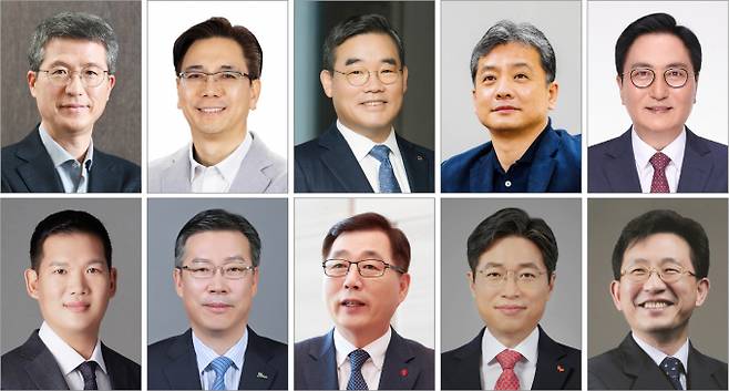 시공능력 상위 10대 건설업체의 CEO가 경영 불확실성을 뚫고 새 경영전략 짜기에 나섰다. 오세철(왼쪽 위부터 시계 방향) 삼성물산 건설부문 사장, 이한우 현대건설 부사장, 김보현 대우건설 사장, 주우정 현대엔지니어링 사장, 박상신 DL이앤씨 대표, 정경구 HDC현대산업개발 사장, 김형근 SK에코플랜트 사장, 박현철 롯데건설 부회장, 전중선 포스코이앤씨 사장, 허윤홍 GS건설 사장. /사진=각 사