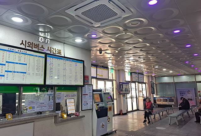 ▲고한사북 공영버스터미널 모습. ⓒ정선군