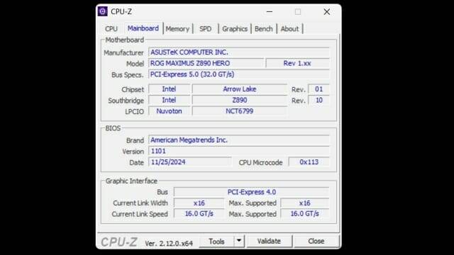 현재 공급되는 코어 울트라 200S 프로세서용 마이크로코드 버전은 0x113이다.